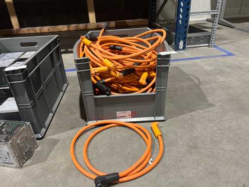Cable de alta tensión DC-Link de longitud (cable HV naranja) (27x)