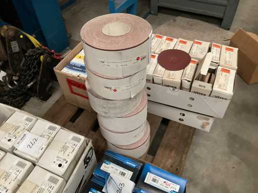 Papel de lija Calflex en rollo (6x)