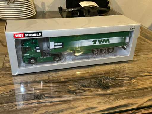 WSI-Modelle Volvo FH4 Globetrotter 4x2 Kastenanhänger Lkw-Maßstabsmodell