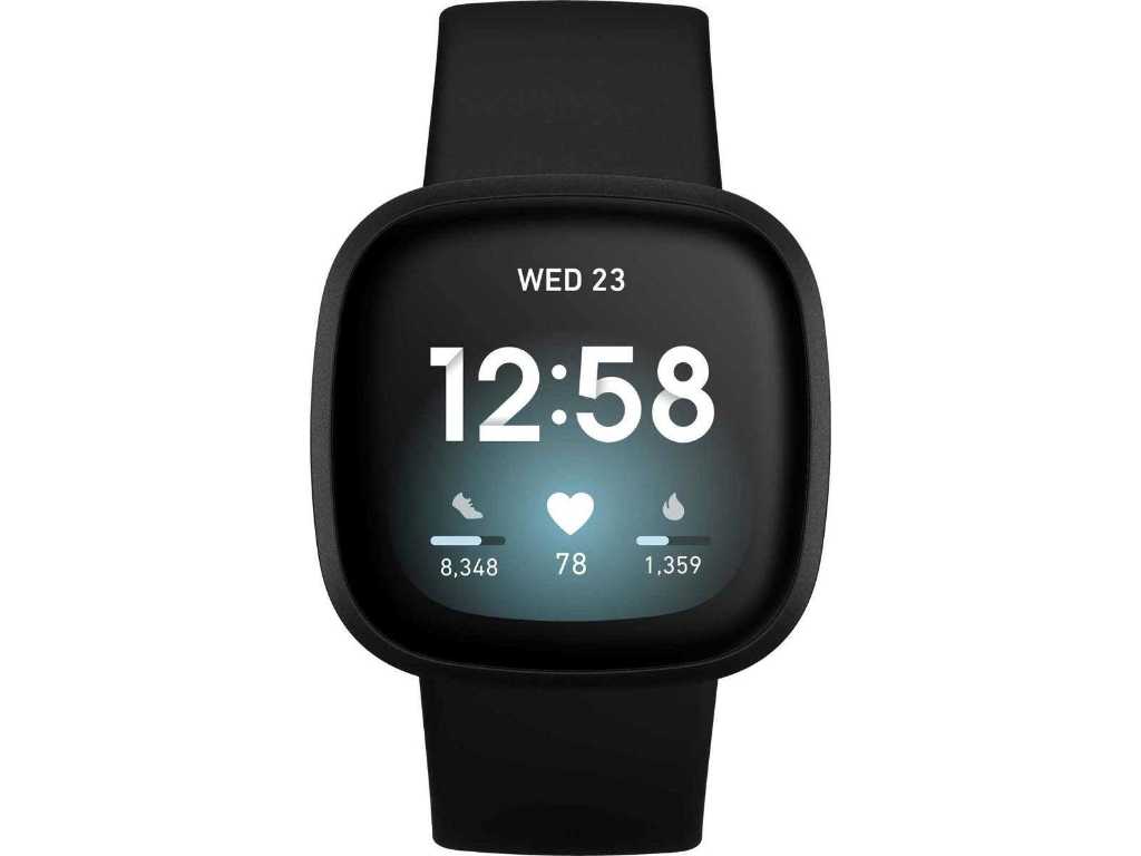 Fitbit Smartwatch VERSA 3 CZARNY/CZARNY 