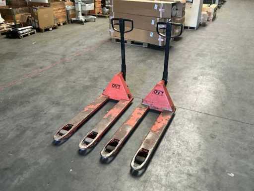BT lifter LHM 230 Hand hydraulische palletwagen (2x)