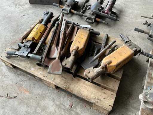 Pneumatische breekhamer (4x)