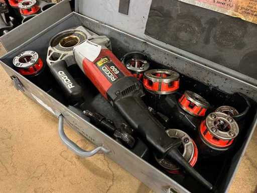 Ridgid - Modello 600 - Macchina per filettare con 7 testine di filettatura