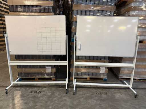 mobile - Whiteboards and flipcharts (2x)