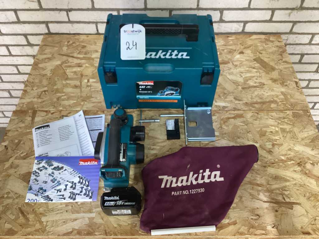 Makita DKP180 Handschaafmachine op accu 