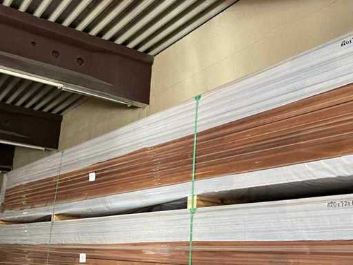 Sipo 120x72mm legno a 5 pieghe con giunzioni dita