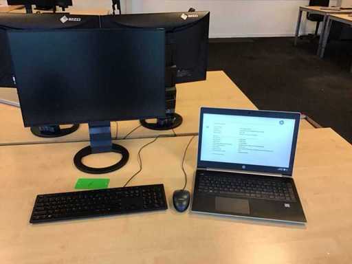 Dell latitude 5520 i7 incl monitors and accessories 