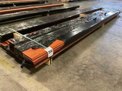 Padouk shelves 15x130 mm approx. 0.330 m³