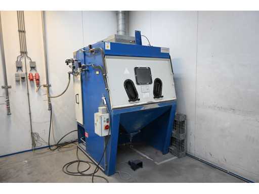 Schlick / Wheelabrator - 152 - Strahlkabine inkl. Oti Oberflächentechnik Absaugung