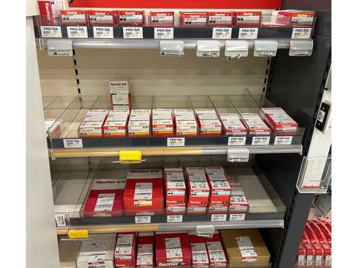 Série de fixations Fischer (environ 40x)