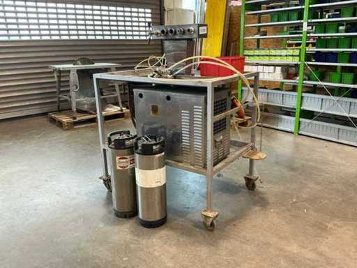 Refroidisseur de débit Tevo incluant robinet