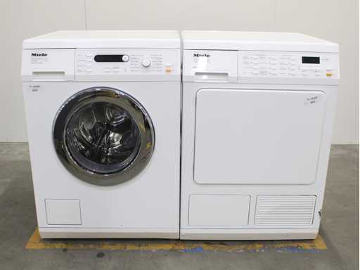 Miele W 5723 SoftCare System Waschmaschine & Miele T 8937 WP SoftCare System EcoComfort Trockner