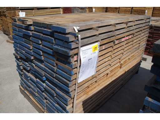 1,22 m³ Lames de chêne 30 mm rustiques