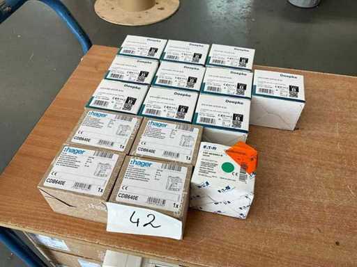 Doepke / Hager / Eaton Lot RCCB Type B (15x)