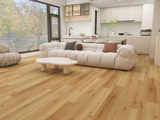Sol en vinyle de Grande Karakum avec sous-couche de 99 m2