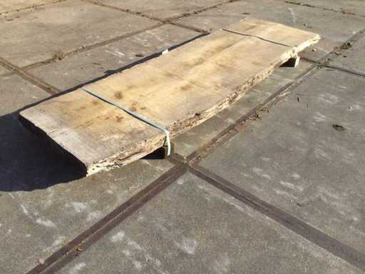 Boomstam Tafelblad eiken 2780x800x100mm