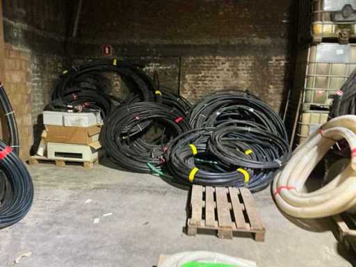 Batch of HDPE pipes