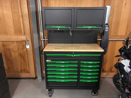 Stahlwerk gevuld Gereedschapswagen