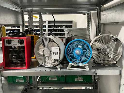 Heaters en ventilatoren (10x)