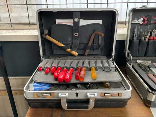 Gereedschapskoffer met inhoud