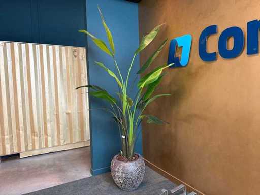 Künstliche Zimmerpflanze im Topf