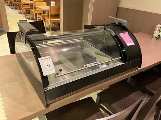 Sayl Maxiself VT2B + estante + VMX2E Vetrina refrigerata riscaldante