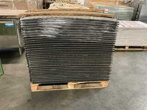 Piastre da pavimento in plastica batch rettangoli collegabili