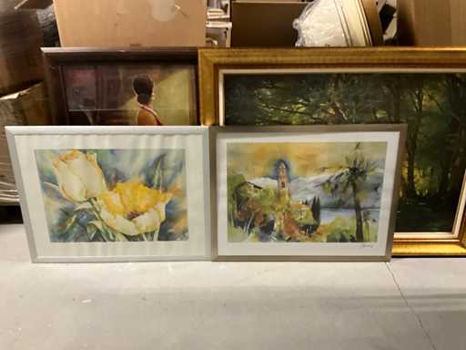 Décoration murale aquarelle