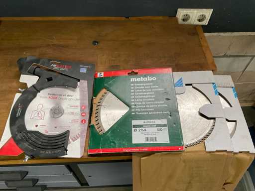Metabo, Leitz, Airduster Cirkelzaagmachine bladen (3x)