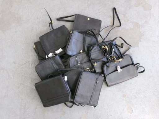 Borsa a tracolla NL, in pelle, praticamente nuova/usata (R16) (10x)