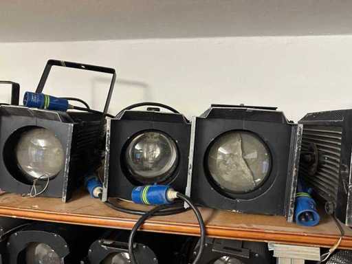 COEMAR – Tonhöhe 650/1000 AL – Scheinwerfer mit Möglichkeit, die Vergrößerung (4x) zu ändern