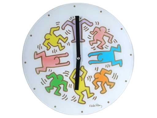 Keith Haring (after) - Wall clock