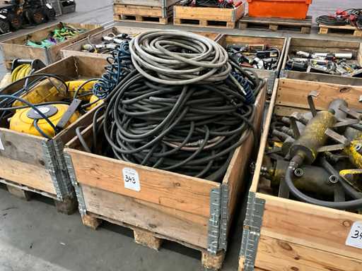 Verschiedene Luftschlauchspulen