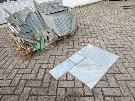 Partij Natuursteen tuintegel