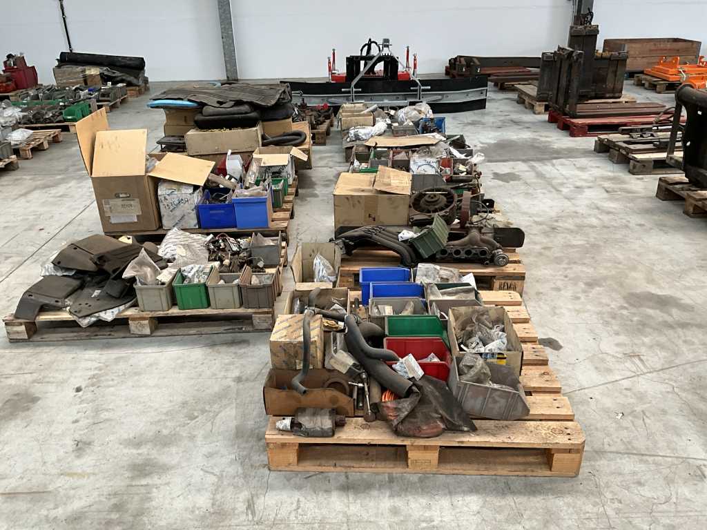 Large lot of forklift accessories and parts