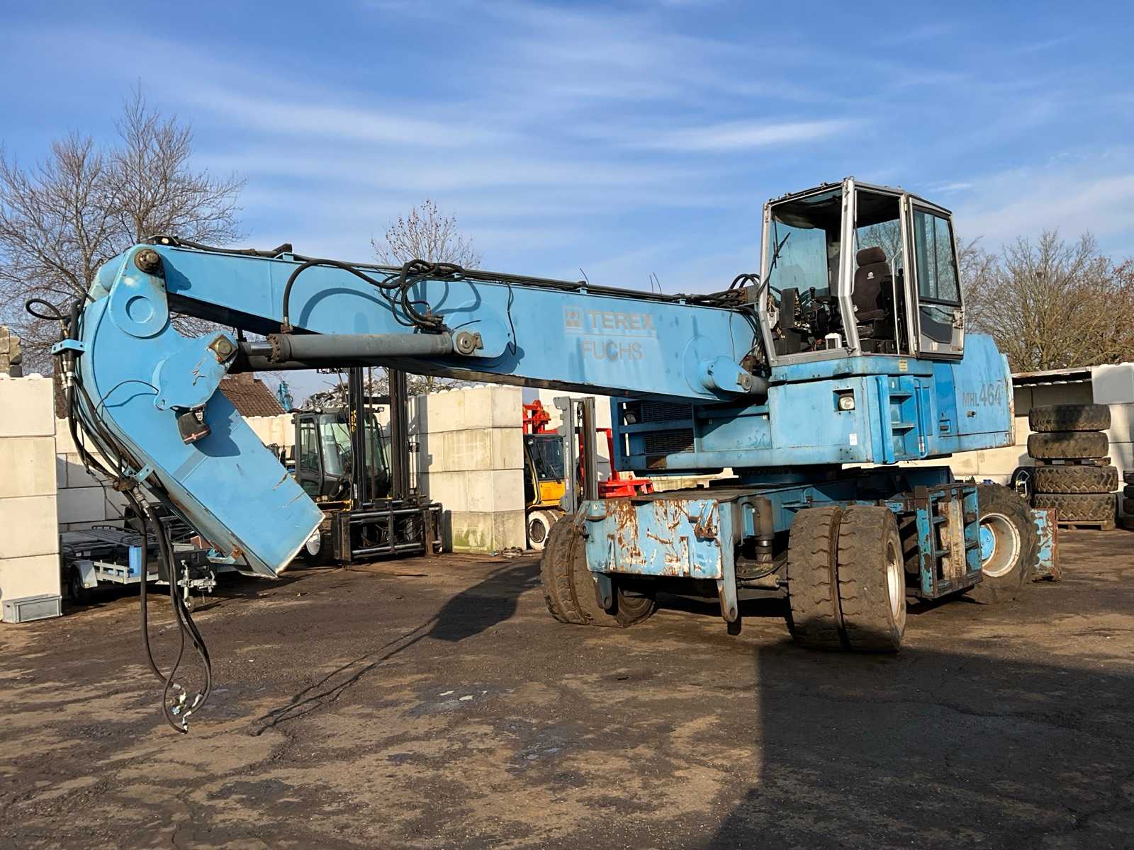 2006 Fuchs Terex MHL464 Mobile Crane for Parts