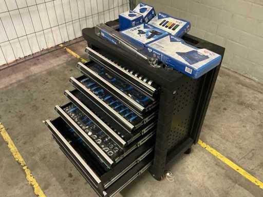 Brilliant tools Gereedschapswagen gevuld