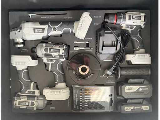 Stahlgruppe – 4-in-1-Kombipack – akkuloses Werkzeugset