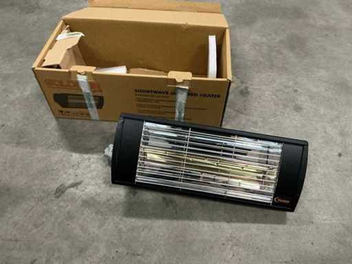 Încălzitor cu infraroșu negru Irecoheat GSS15 (2x)