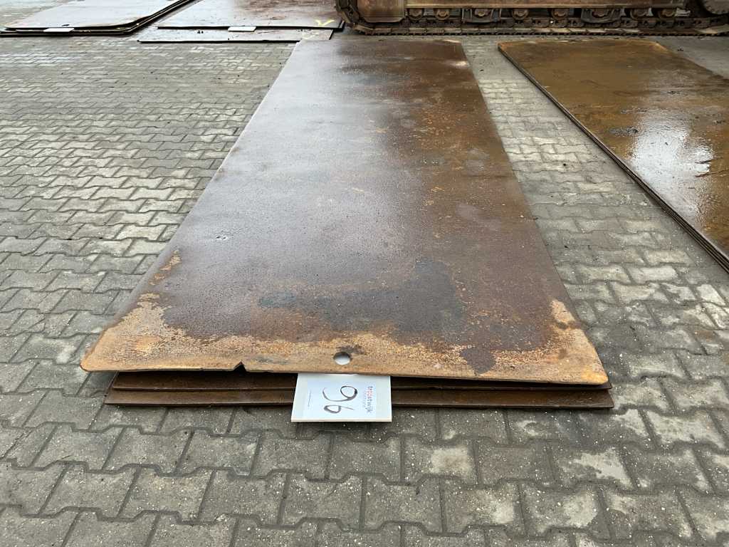 Metal road plate (4x)