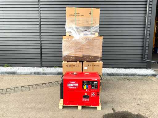 2025 Gen power silent JDE9500SE Noodstroomaggregaat ( 4x )