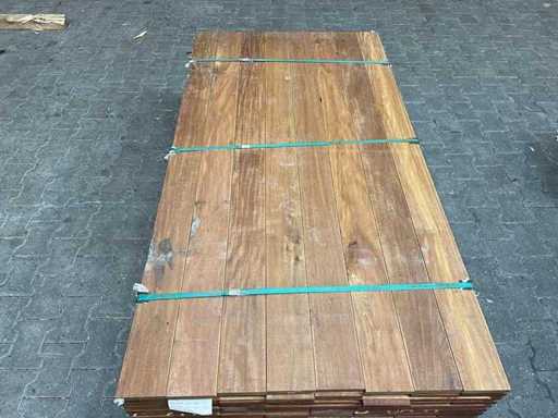 Guyana Ipé - Planed Plank - 2150x120x21mm (78x)