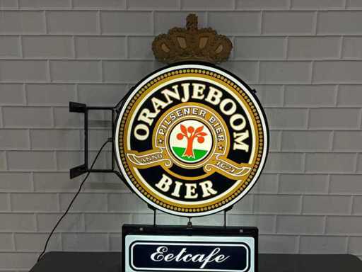 Oranjeboom - Vintage - Lekka reklama - dwustronna