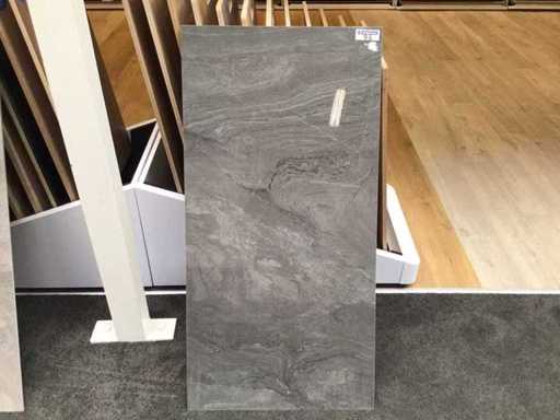 Kutahya Atlantis Antraciet Gepolijst 60x120 cm Tegel 120,96 m²