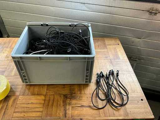 Auer Box met herbruikbare kabelbinders Rubberen bretels met ingangsoogje