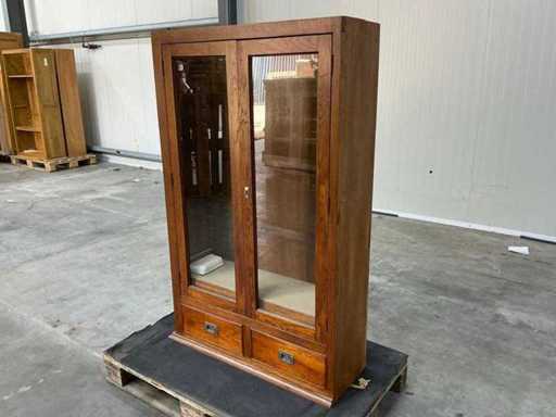 Dębowa szafka podstawowa lub witryna 143x88x33cm