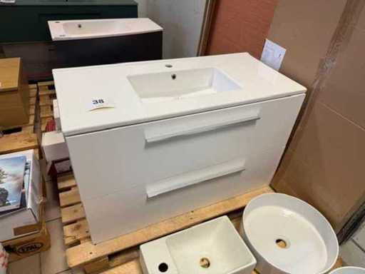 Sanijura - doblo 100cm - Bathroom furniture set