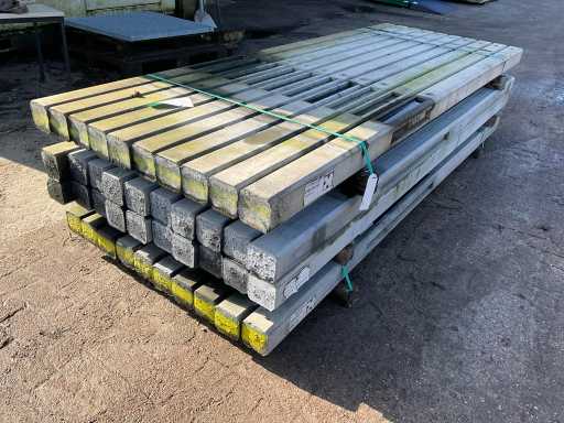 Driesponning Betonpaal met diamantkop (40x)