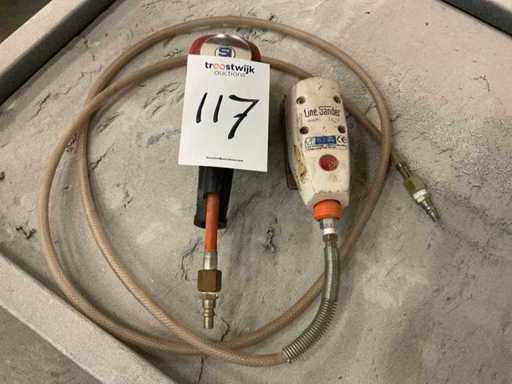 Druckpneumatischer Handschleifer (2x)