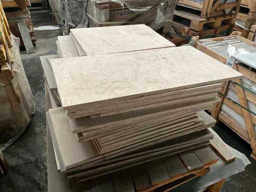 Moroccan beige Natural stone garden tile